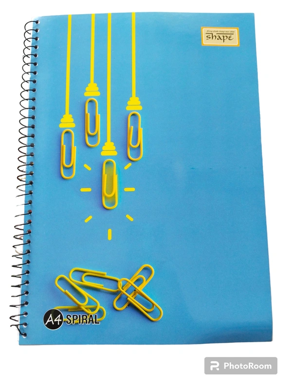 Shape Spiral UnRuled Notebook - 172