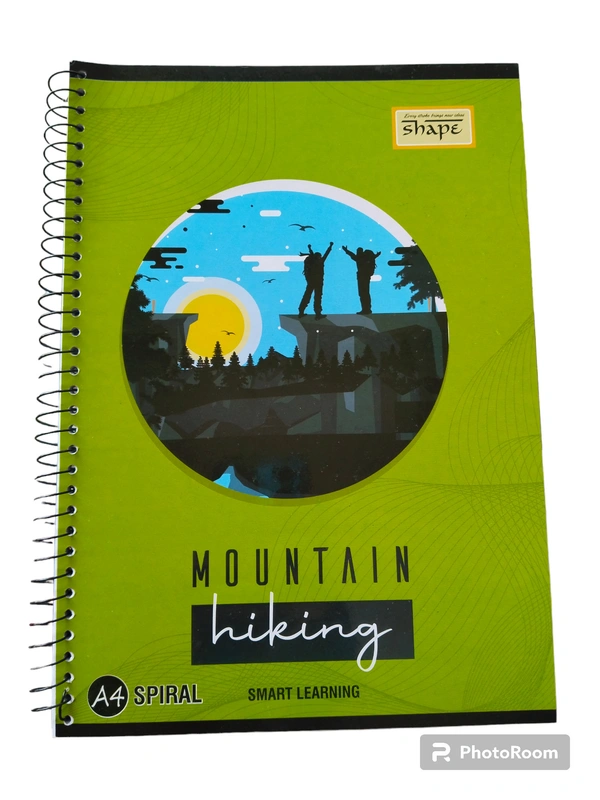 Shape Spiral Ruled Notebook - 220