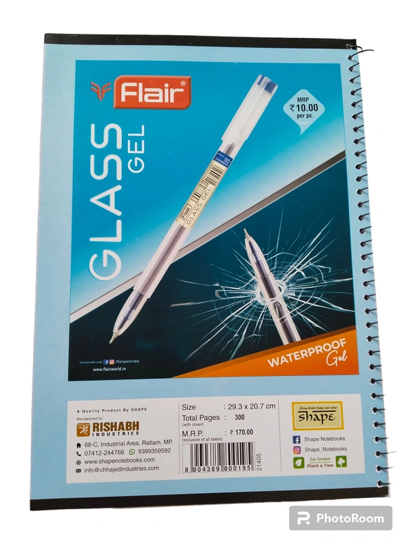 Shape Spiral Ruled Notebook - 300