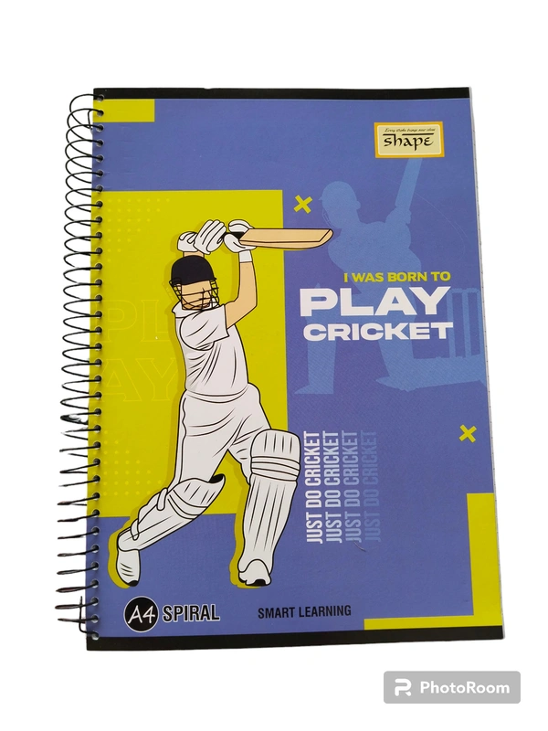 Shape Spiral Ruled Notebook - 400