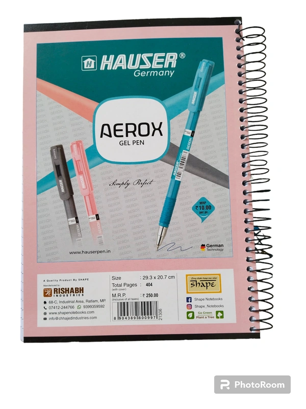 Shape Spiral Ruled Notebook - 404