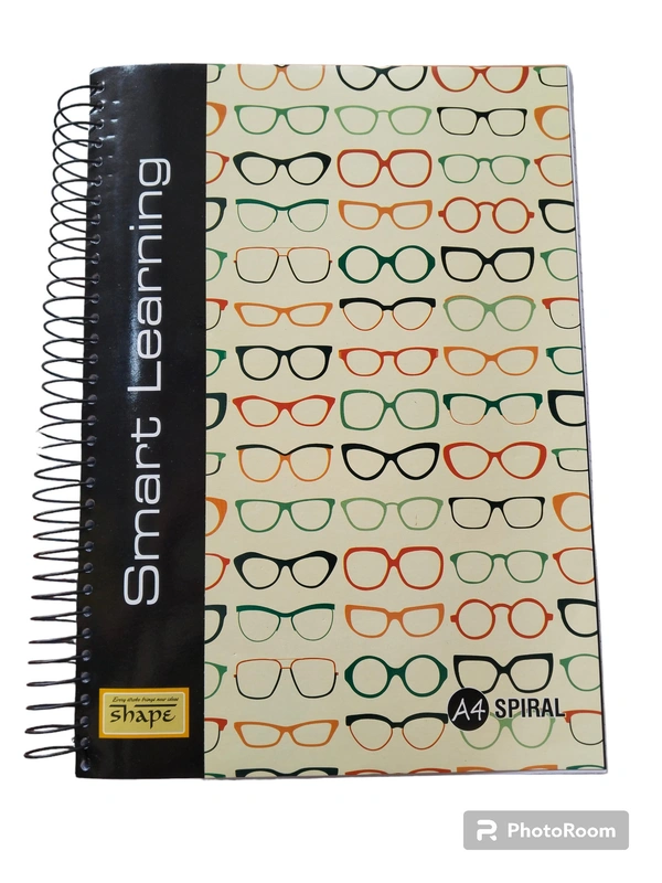 Shape Spiral Ruled Notebook - 500