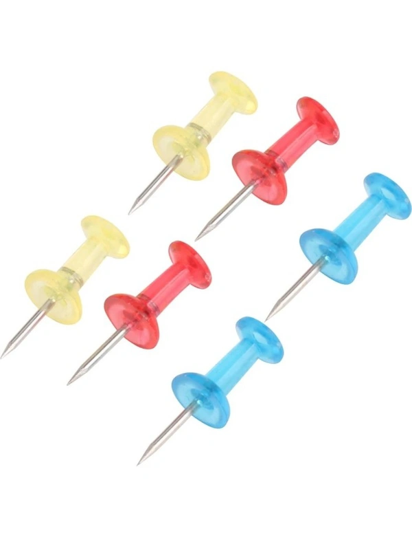 Nakoda Drawing Pin Solid Head Needle Pointed Nickel Plated 