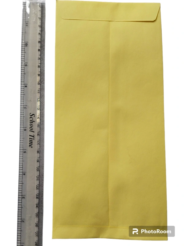 Yellow Envelope With Inside Laminate  - Yellow