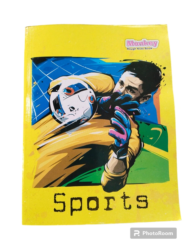 Shree Navneet  Monkey Yellow Page A4 Rough Notebook  - 308, A4