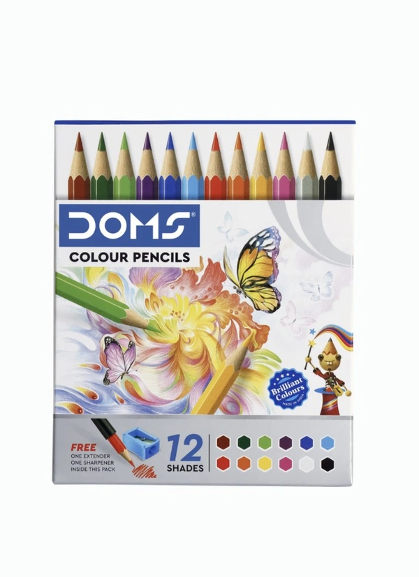 Doms  DOMS Pencil Colour 12 Shades 