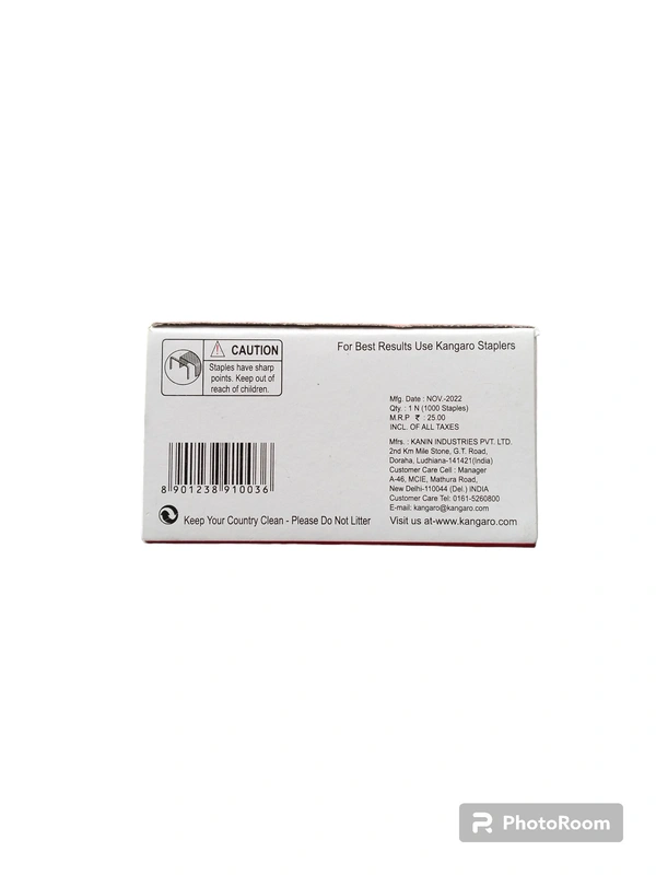 Kangaro Staples / Stapler Pin - No.24/6-1M