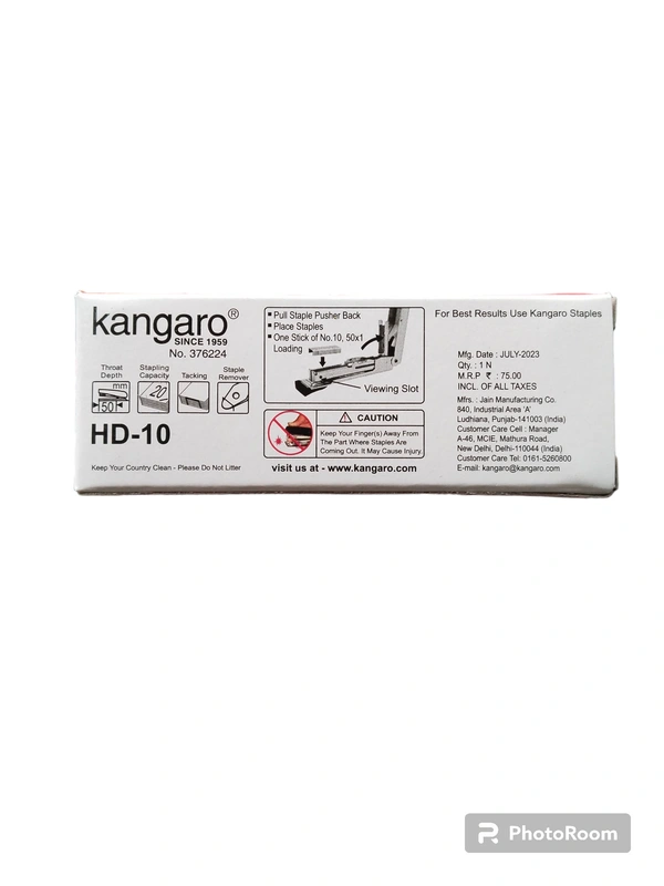 Kangaro HD-10 STAPLER  - HD-10