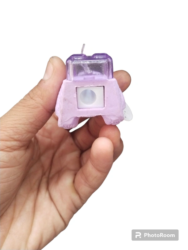 Teddy Bear Rubber & Sharpener Combo - 1piece   - Mauve