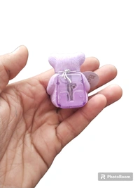 Teddy Bear Rubber & Sharpener Combo - 1piece   - Mauve