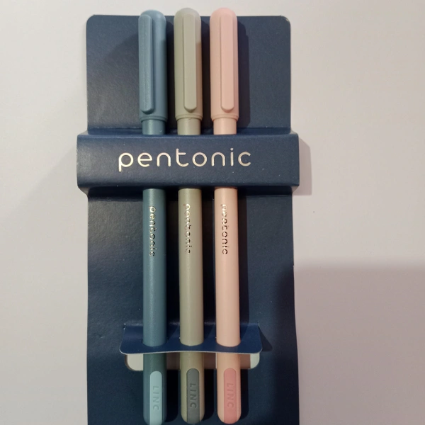 Pentonic  Linc Pentonic Frost Ball Pen Set Blue Black Red