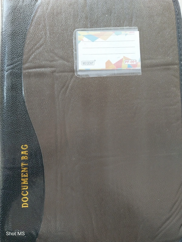 40 Folder File With Hard Lather Cover  - 40