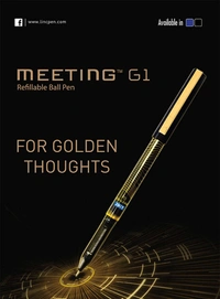 Linc  LINC MEETING G1 BALL PEN  - Blue