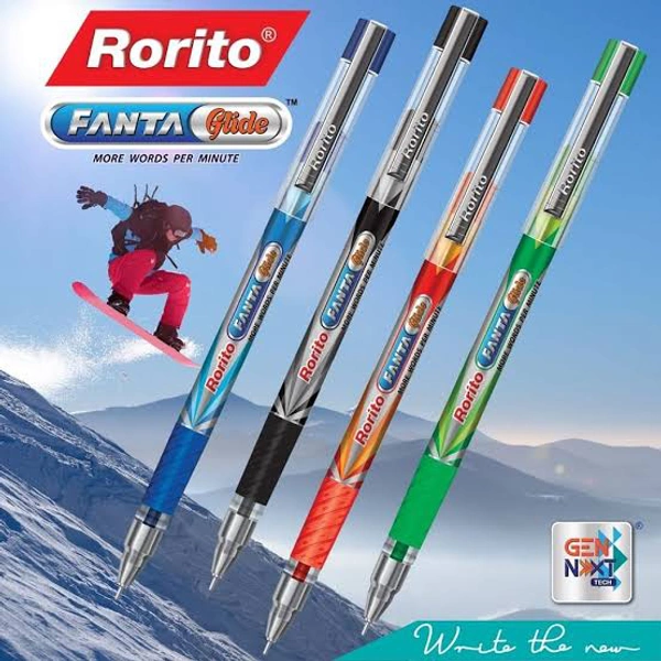 Rorito FANTA Glide Ball Green Pen  - Blue