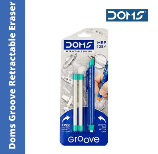 Doms Groove Retractable Eraser 