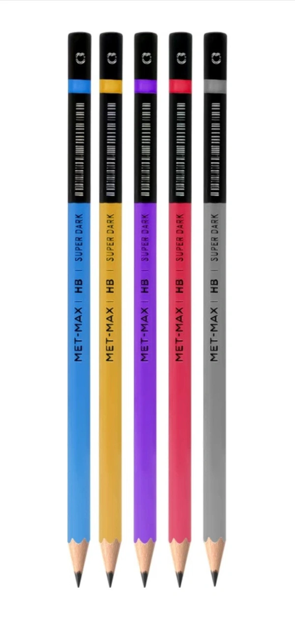 Doms C3 Met - Max Super Dark HB Graphite Pencil Pack Of 10