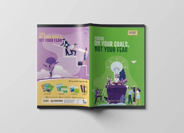 Shape Long Notebook Single Line  - 172
