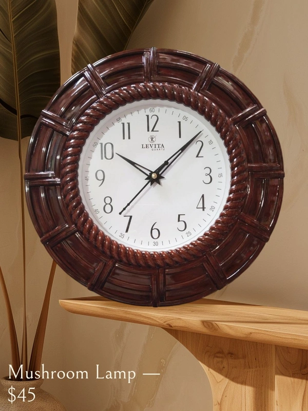 LEVITA Quartz Wall Clock  - 29*29 Cm