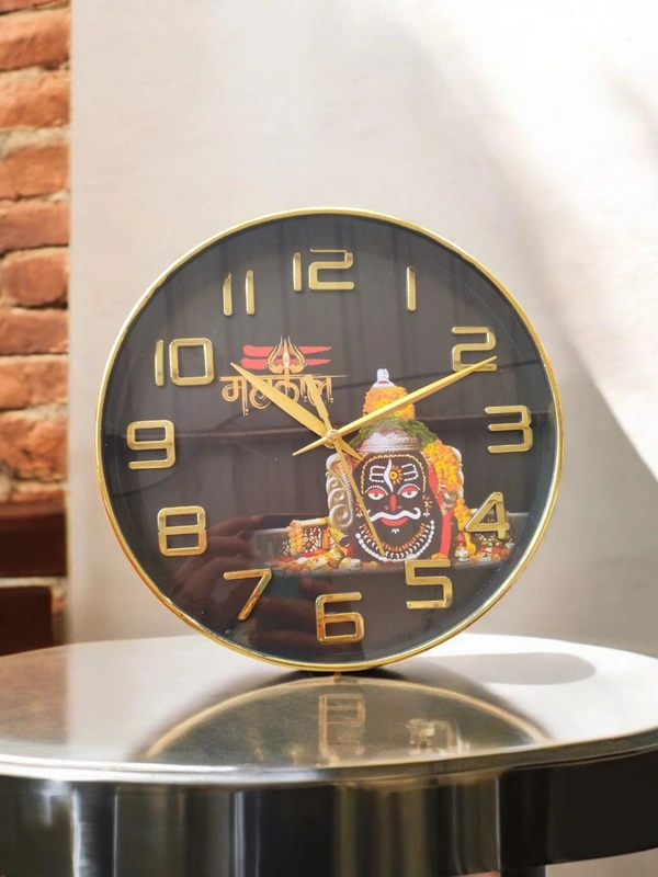 Mahakal Wall Clock  - 25*25 Cm