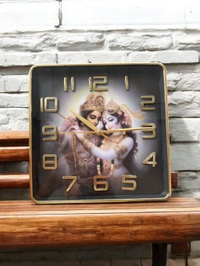 Radhakrishnan Wall Clock  - 24*24 Cm