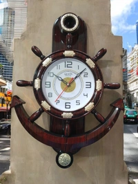 ALVIN Gift And Time Pendulum Wall Clock  - Big 40*28 Cm