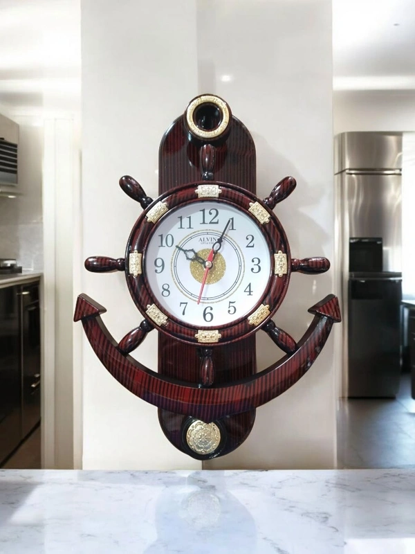 ALVIN Gift And Time Pendulum Wall Clock S  - 34*25 Cm