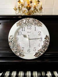 MILAN QUARTZ White Wall Clock  - 30*30 Cm