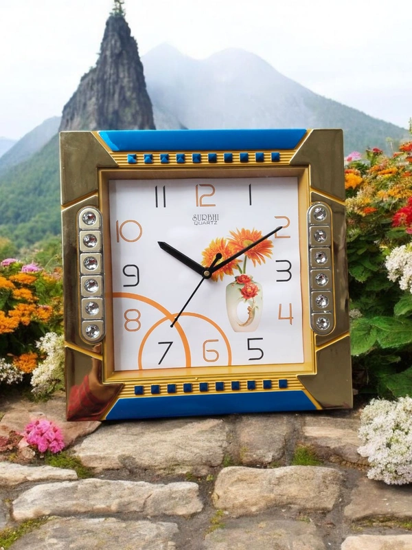 SURBHI Quartz Wall Clock 41 - 26*26 Cm