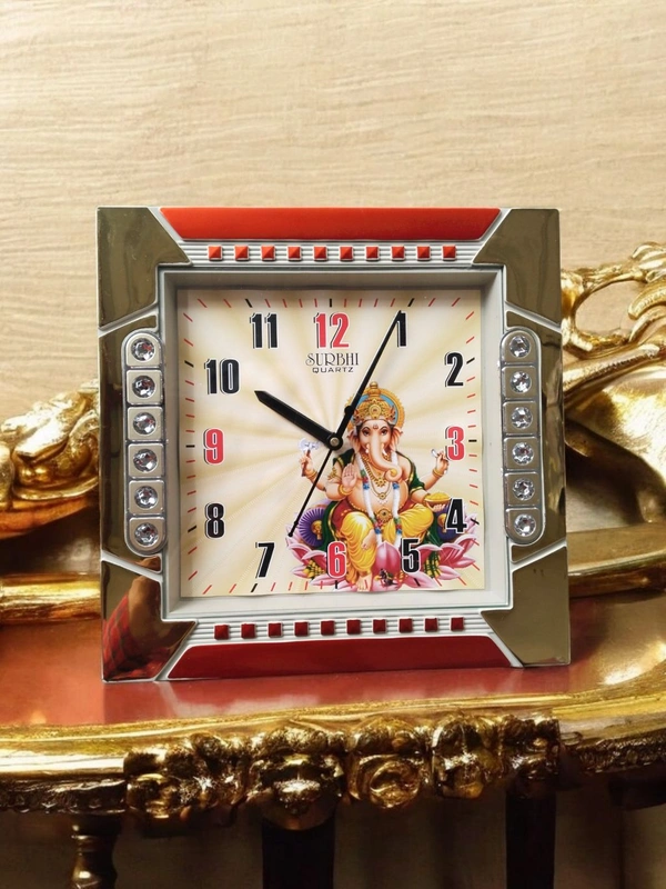 SURBHI Quartz Wall Clock 40 - 26*26 Cm