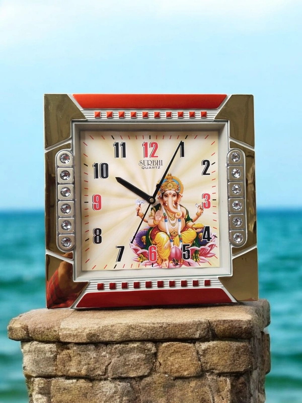 SURBHI Quartz Wall Clock 40 - 26*26 Cm