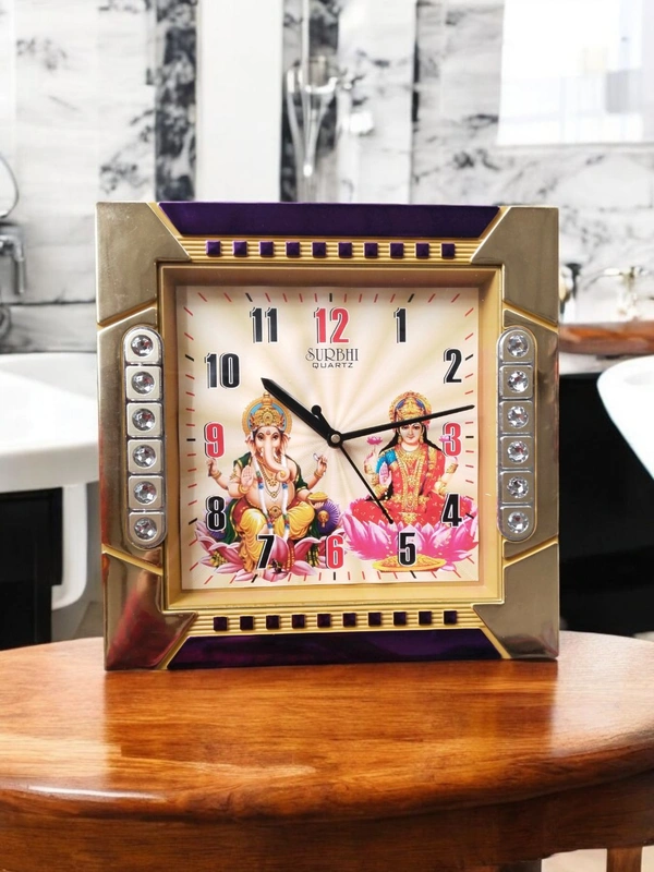 SURBHI Quartz Wall Clock 39 - 26*26 Cm