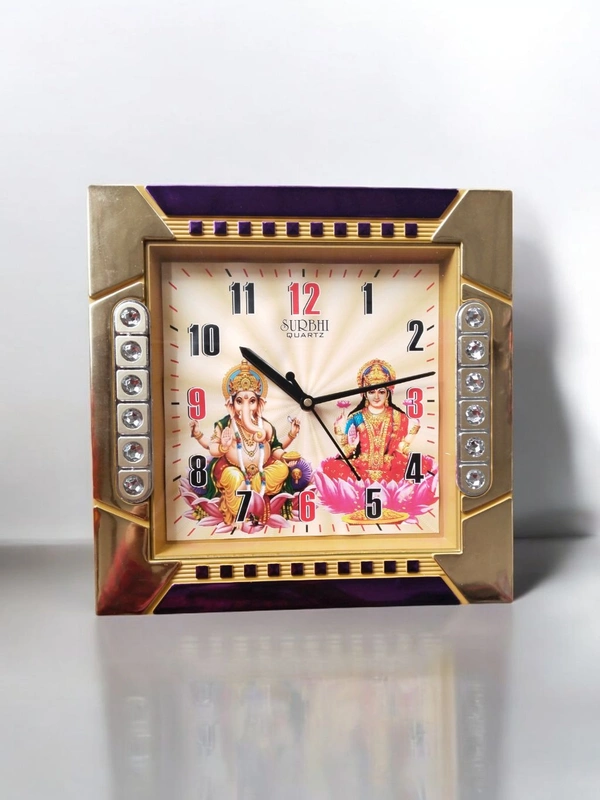 SURBHI Quartz Wall Clock 39 - 26*26 Cm