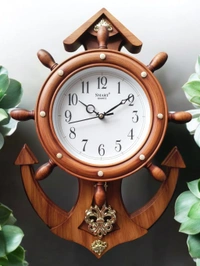 SMART Quartz Wall Clock With Pendulum 38 - 34*48 Cm