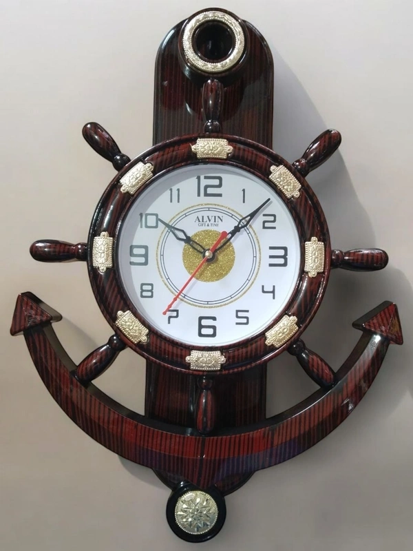ALVIN Pendulum Wall Clock 34 - 35*48 Cm