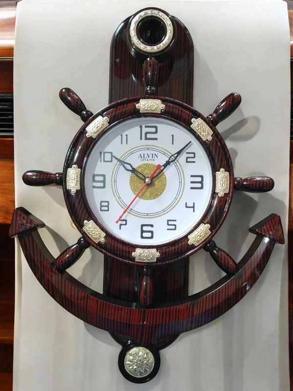 ALVIN Pendulum Wall Clock 34 - 35*48 Cm