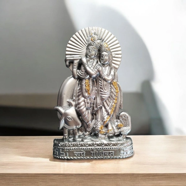 Radhe Krishna Shubh Kamna 121  - 15*21 Cm