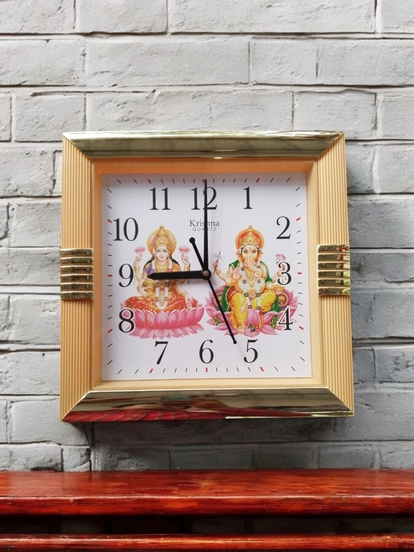 Krishna Quartz Wall Clock  - 26*26 Cm