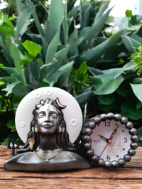 Adiyogi With Clock 92  - 29*20 Cm