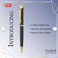 Flair Taurus Metal Ball Pen - Blue