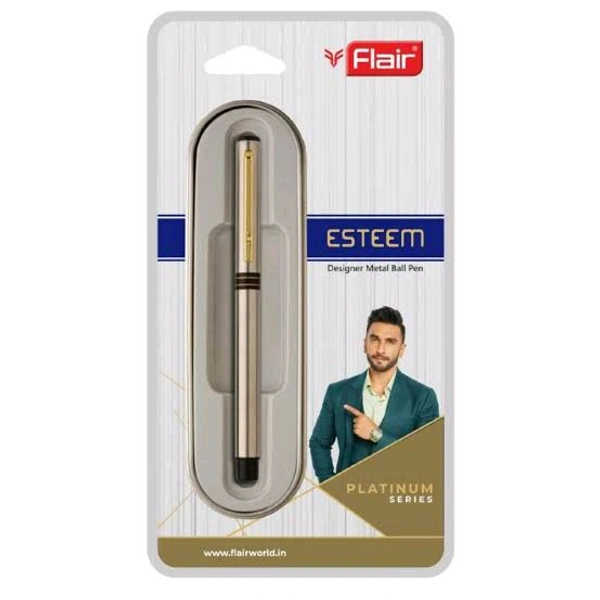 Flair Metal Pen ESTEEM- Ball Pen Premium Segment  - Blue