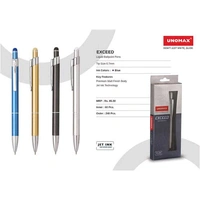 Unomax EXCEED Metal Ball Point PensTip Size 0.7 mm - Blue