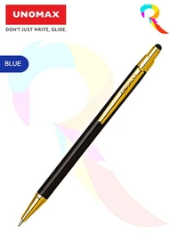 Unomax Stylus Gold Ball Pen Pack Of 1 Blue - Blue