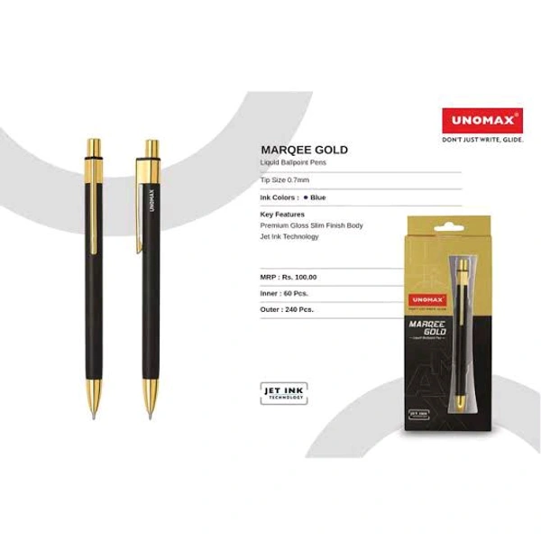 UNOMAX Marqee Gold BP Pack of 1 - Blue