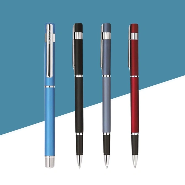 Unomax Nexa Metal Roller Pen – Blue - Blue