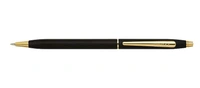 Unomax  UNOMAX Celebra Ball Pen with Jet Ink Technology, Set of 1 | Matt Black Body with Glossy Gold Plated Clip | 0.7mm Tip, Use for fine writing, Perfect for gifting - Blue