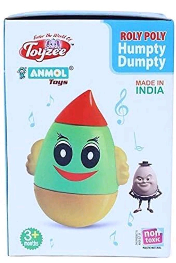 SMART PICKS Baby Roly Poly Humpty Dumpty Toy (Color May Vary) - Green