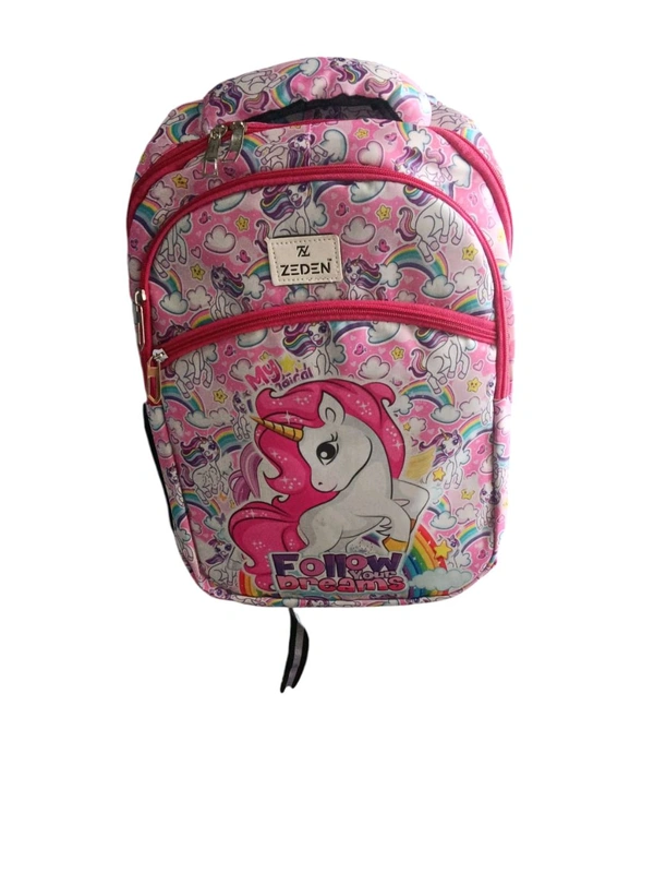 Unicorn Premium School Bag For Girls
