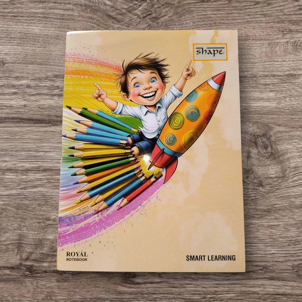 Shape ROYAL Four Line Notebook  - 172, 24*18 Cm