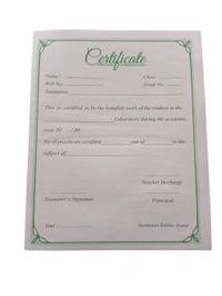 A4 Shape General Practical Notebook Suitable For All Subjects  - 26.5*21.5 Cm, 172