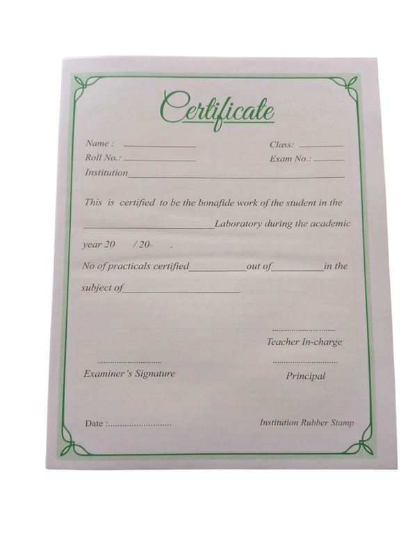 A4 Shape General Practical Notebook Suitable For All Subjects  - 26.5*21.5 Cm, 172